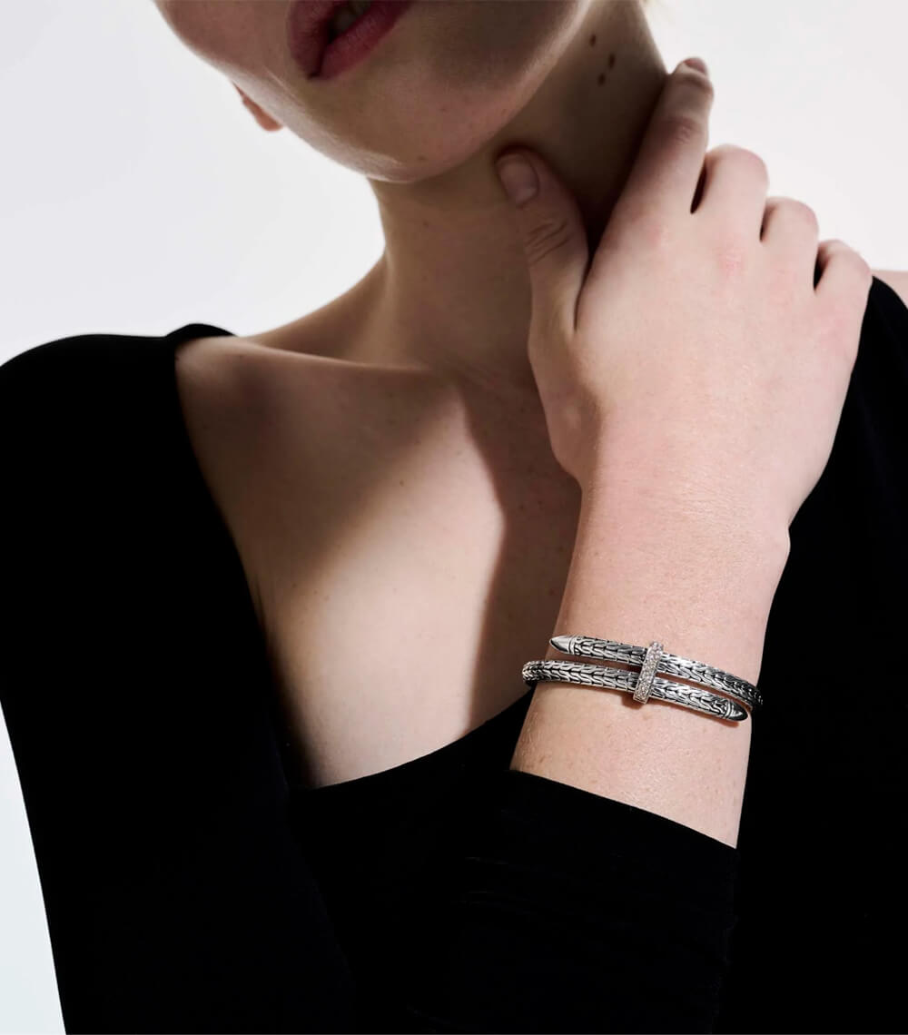 Kami Chain Band Ring, Sterling Silver - Image 4