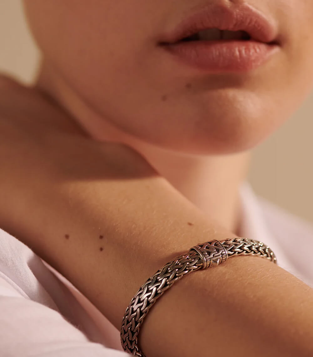 Kami Chain Band Ring, Sterling Silver - Image 6