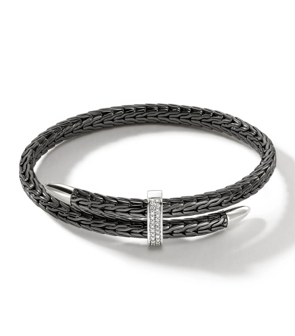 Icon Bracelet, Gold, Silver, Diamonds - Image 5