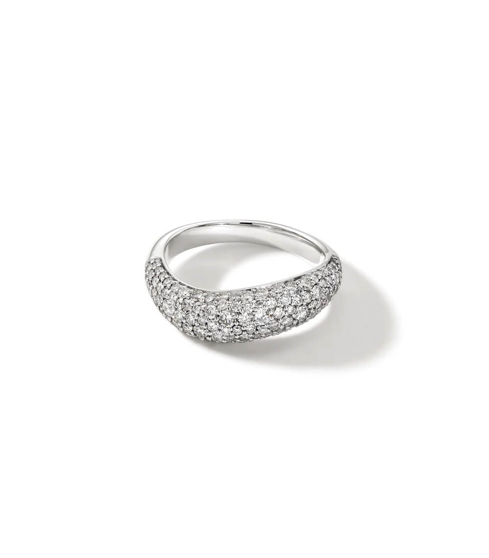 Spear Flex Cuff, Dark Silver, Diamonds - Image 3
